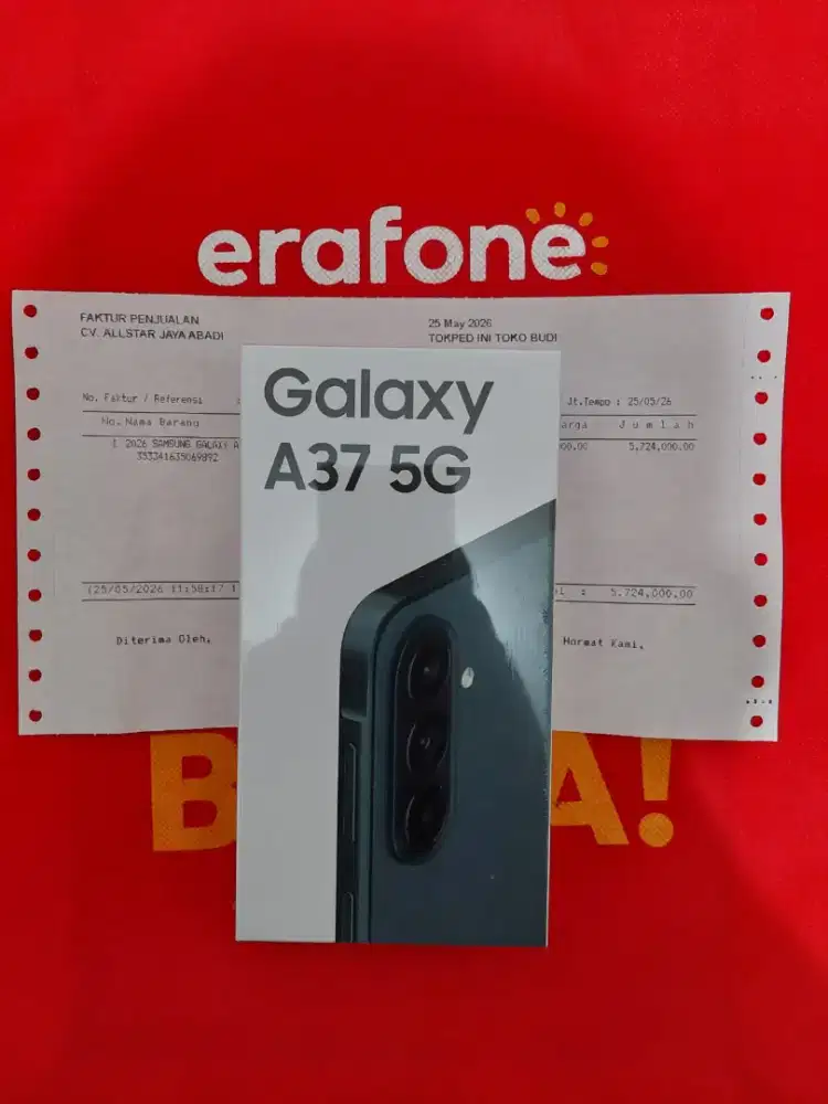 SAMSUNG A37 5G 8/256 NEW SEGEL RESMI