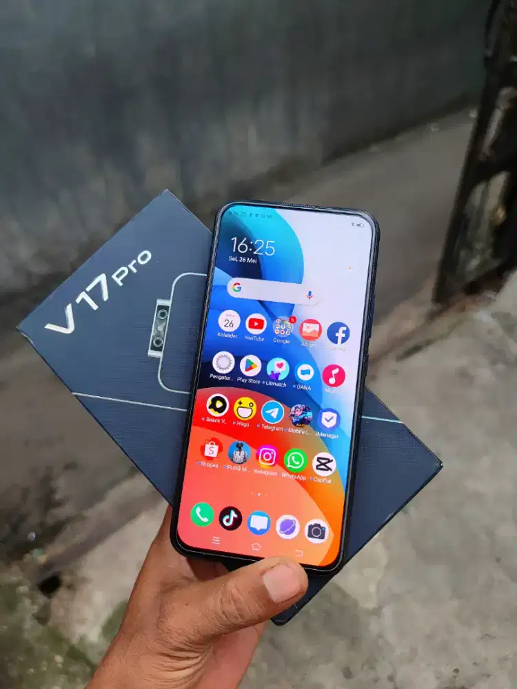 Jual cepat vivo v17 pro Ram 8/128gb fulset