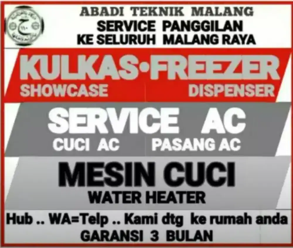 service kulkas ac cuci ac-80rb mesin cuci water heater sevis panggilan