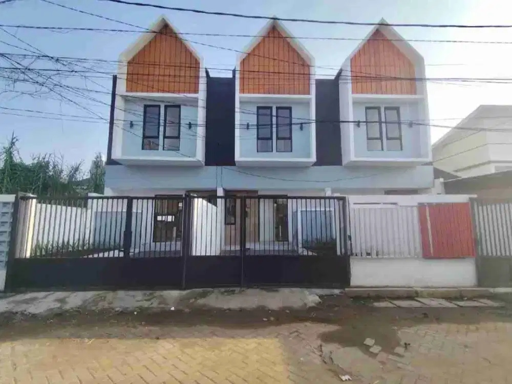 GUNUNGANYAR SCANDINAVIAN DESAIN‼️Rumah Baru 2 Lantai Free Biaya dekat UPN Rungkut