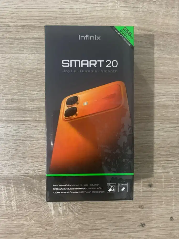 Infinix smart 20 4+4/256gb grs resmi segel baru dalam box bnib