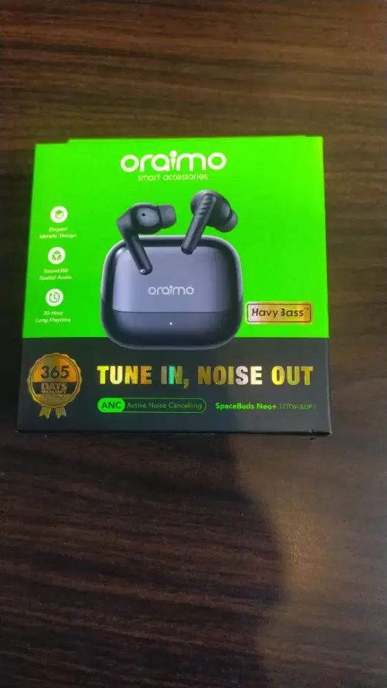 Earphone Oraimo OTW-323P OTW 323P Spacebuds Neo+Earphones