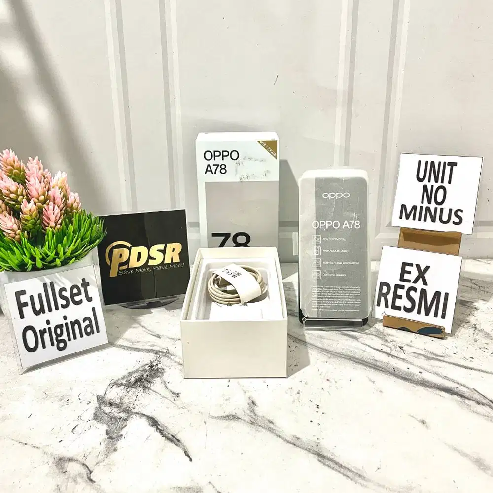 OPPO A78 4G GREEN 8/256gb Fullset Original Ex RESMI OPPO Indonesia