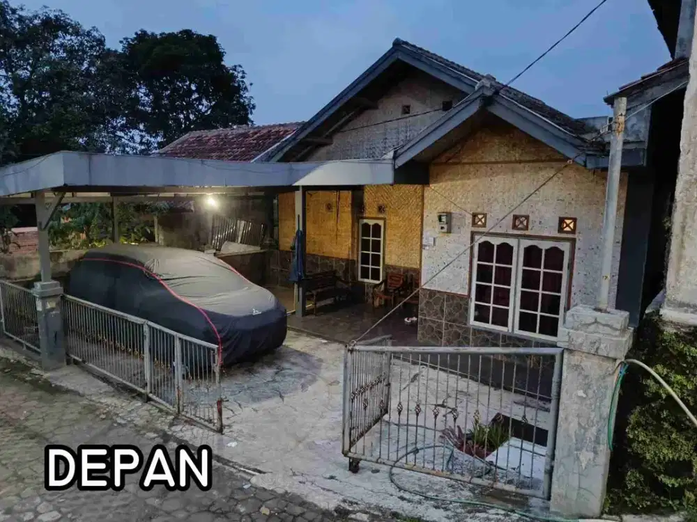 jual rumah jati handap utama cimenyan rumah tembok di lapisi bilik nuansa pedesaan