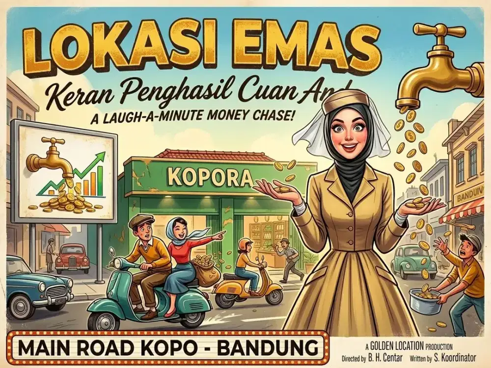 DIJUAL TANAH DI KOPO, TAMAN KOPO INDAH, BANDUNG KOTA.