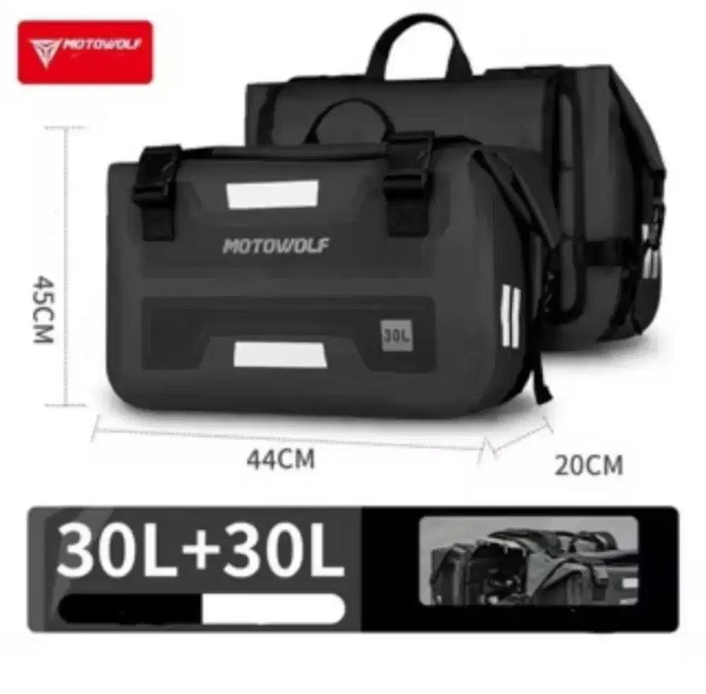Side bag motowolf waterproof