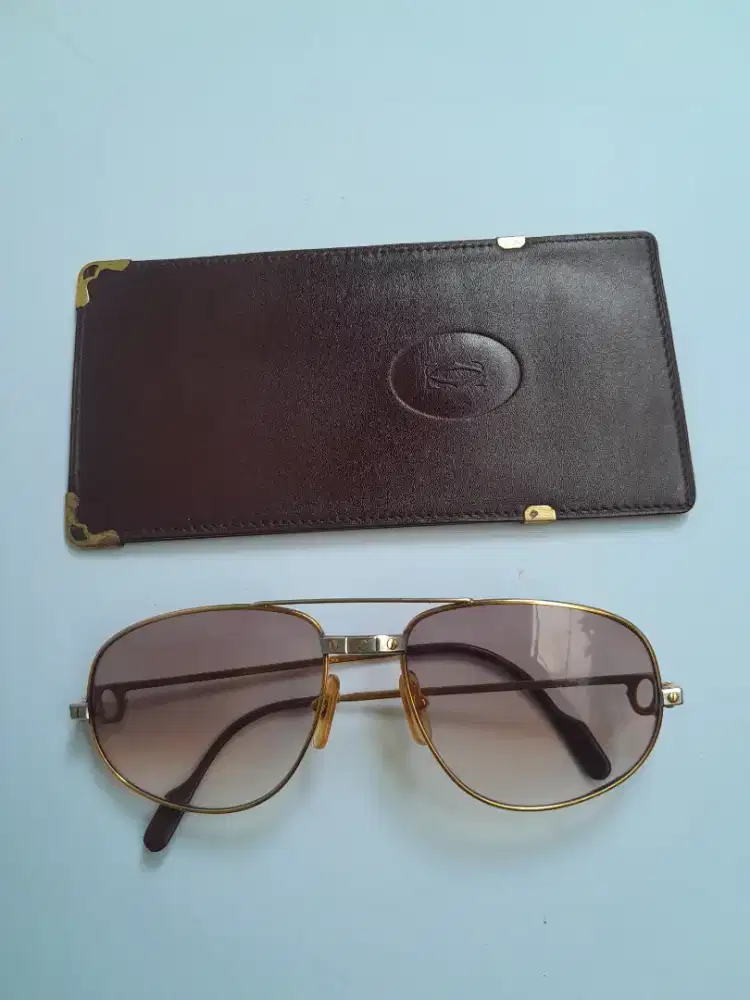 Kacamata Cartier Santos Original