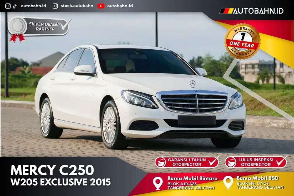 Baby Benz! Mercedes Benz C250 Exclusive 2015 Sunroof White c200 320i