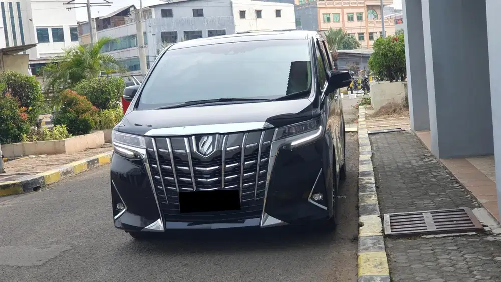 Km48rb toyota alphard g atpm tss 2021 hitam