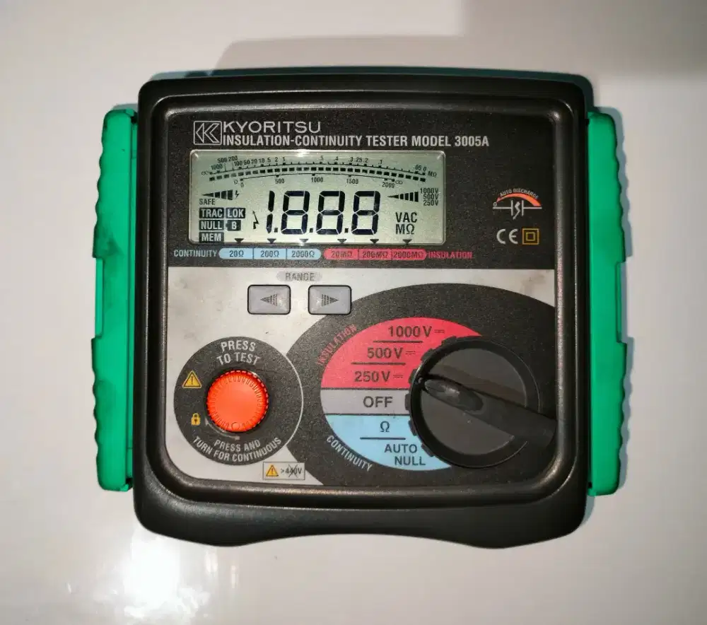 Kyoritsu Megger Insulation Tester 3005A