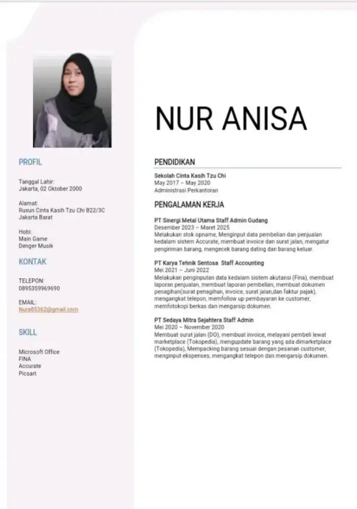Mencari pekerjaan