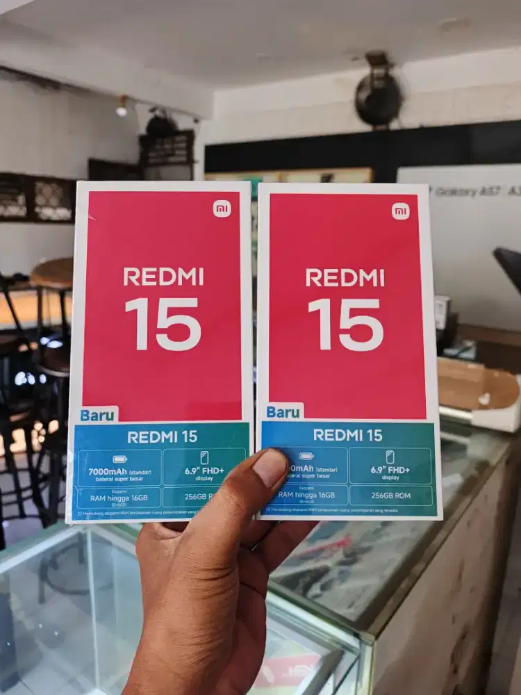 [ Fast respon WA ] Xiaomi Redmi 15 NFC 8+8/256 Garansi resmi 15bln