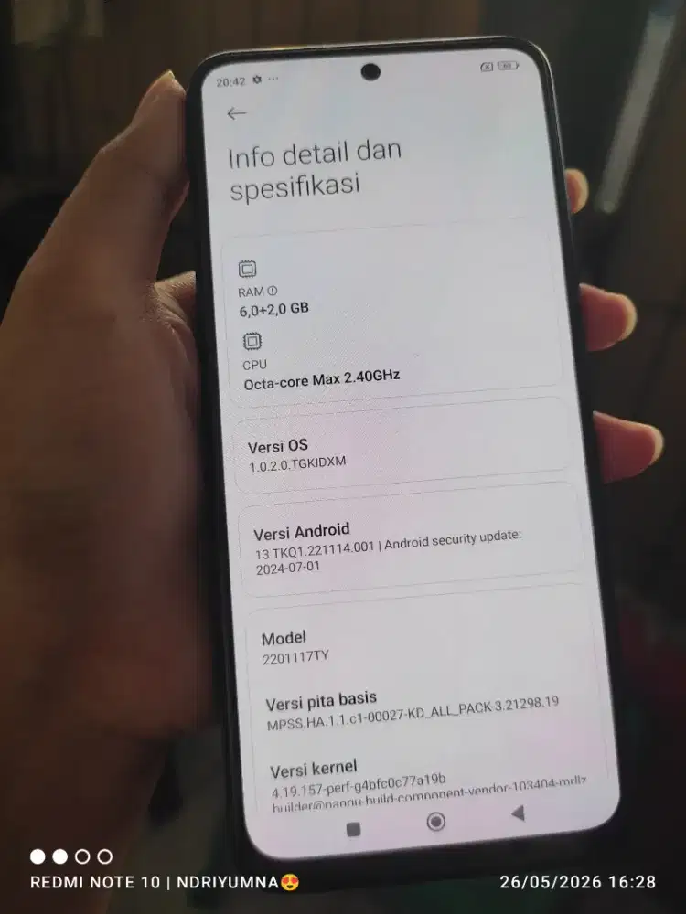 REDMI NOTE 11 6/128