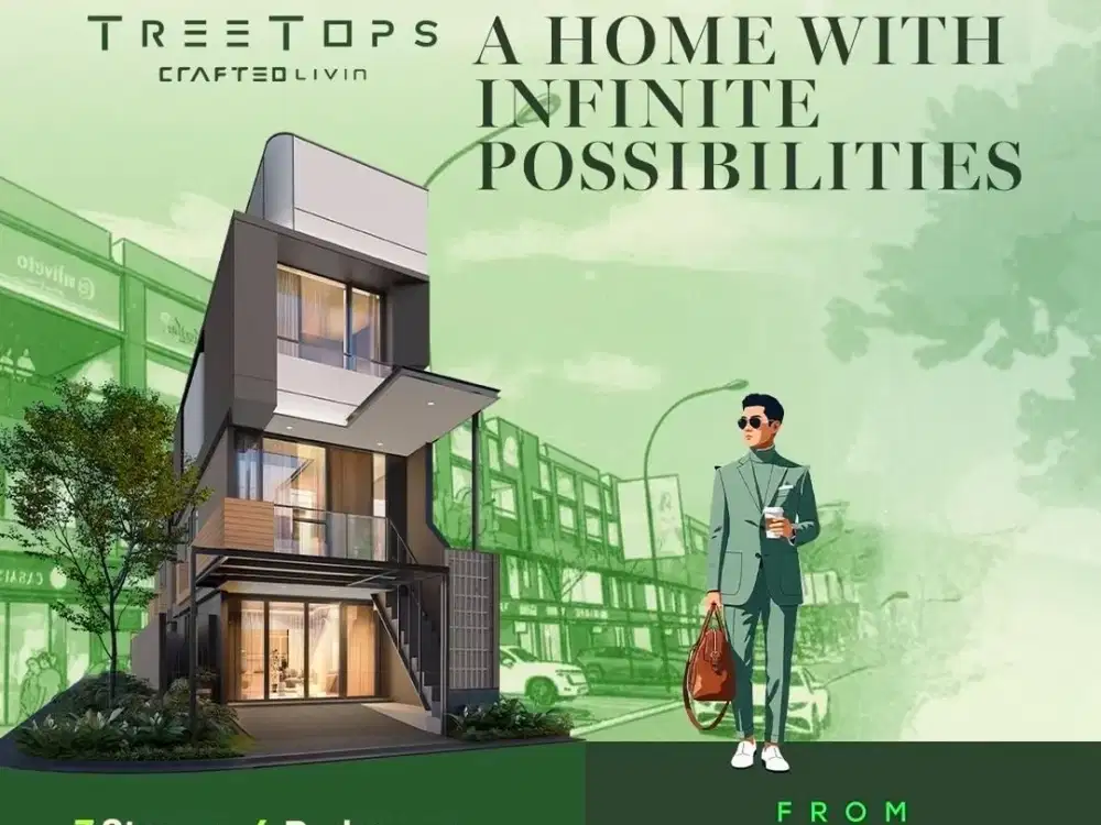 Rumah Mewah Harga 900 Jutaan di Park Serpong GoldTops Crafted 5B