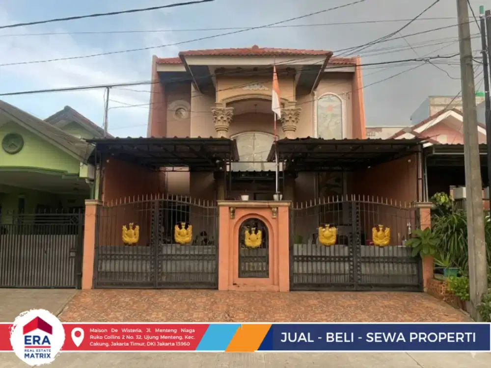 Jual Cepat Rumah LT 160m²/LB 224m² Siap Huni di Taman Harapan Baru - SHM & Strategis