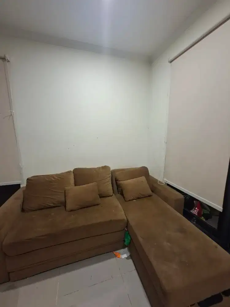 Di jual sofa coklat