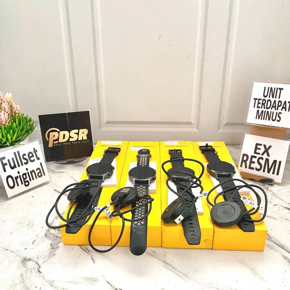 REALME WATCH S RMA207 FULLSET ORIGINAL EX RESMI REALME INDO UNIT MINUS
