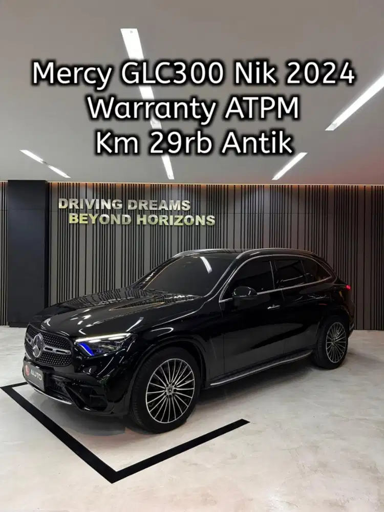 Mercedes Benz GLC300 AT 2024 Hitam Mercy Km29rb B1909WJI mdl 2023