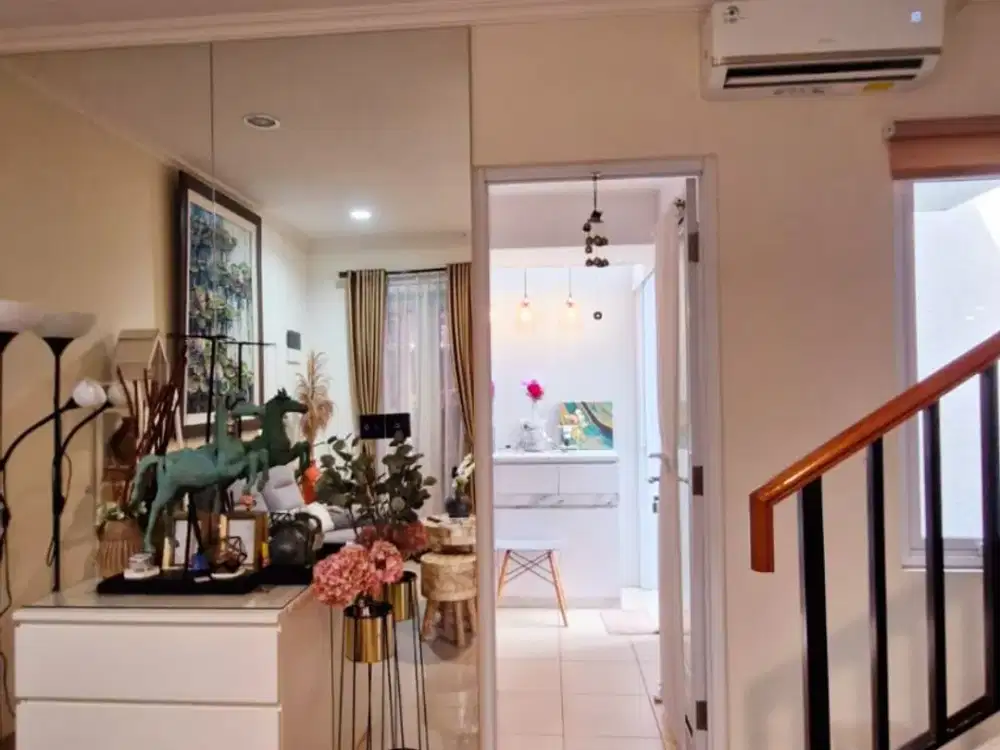 Dijual Murah Rumah Full Furnished Lebar 6 di Cluster Verdi Symphonia Gading Serpong