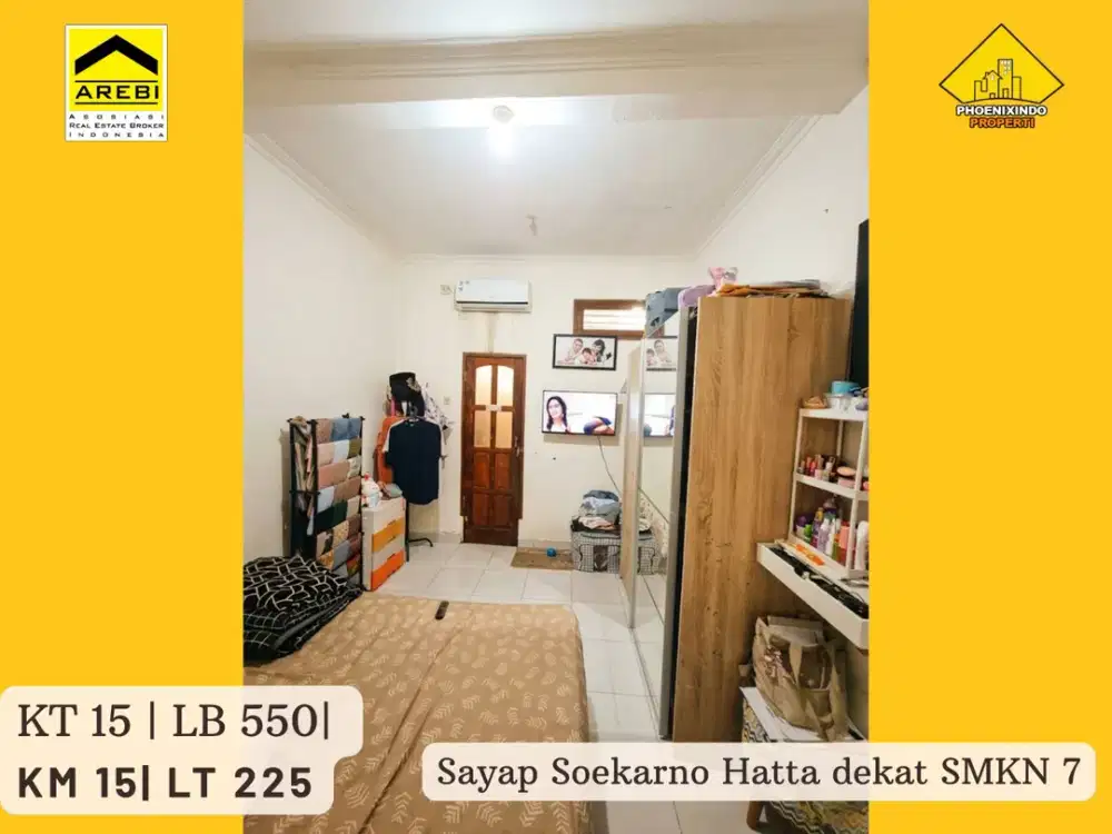 Dijual Kostan 15 Kamar Sayap Soekarno Hatta Dekat Metro Indah Mall Full Kamar Mandi Dalam | SHM | Siap Huni