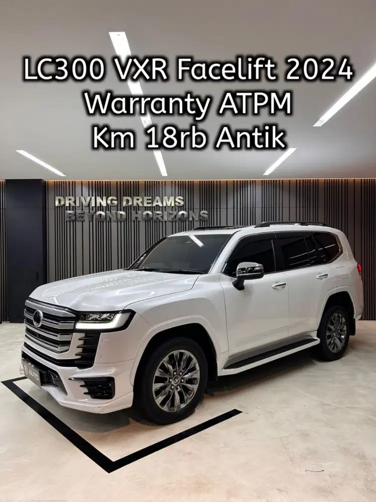 Toyota Land Cruiser LC300 VXR 2025 LC Putih Km18rb B717GRD Nik 2024