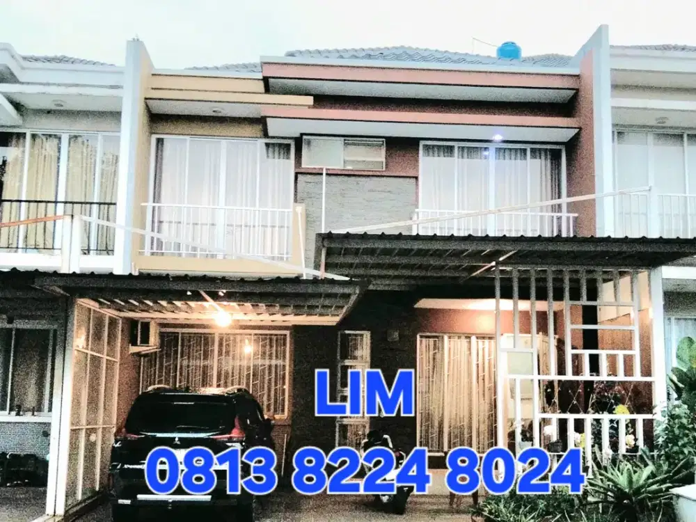 dijual cepat dan murah rumah rangka baja ringan perumahan cibubur country jakarta timur