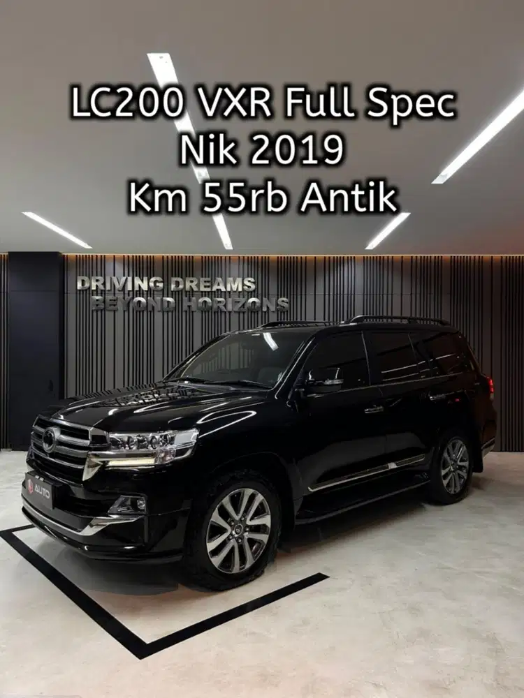 Toyota Land Cruiser VXR 2020 Hitam LC LC200 Km55rb Nik 2019 KT1904RS