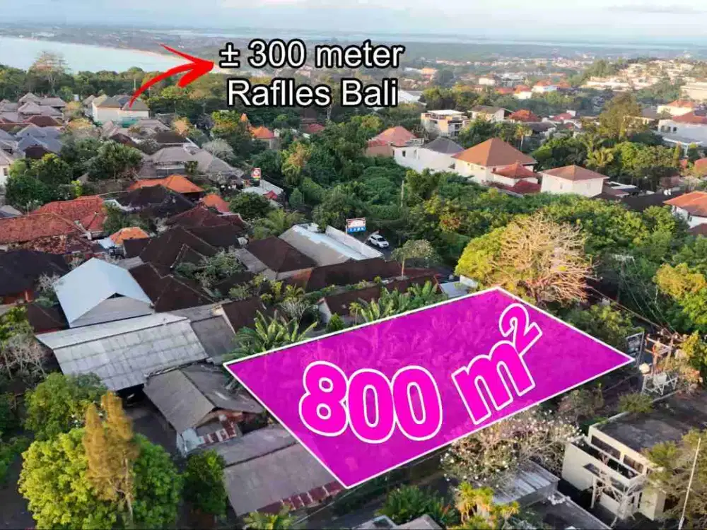 Tanah Komersial Ngotak Jalan Utama Karang Mas Jimbaran Bali