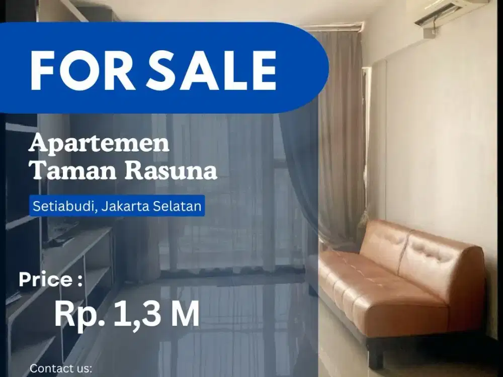 JUAL CEPAT DIBAWAH NJOP Taman Rasuna Unit 3+1BR Best City View
