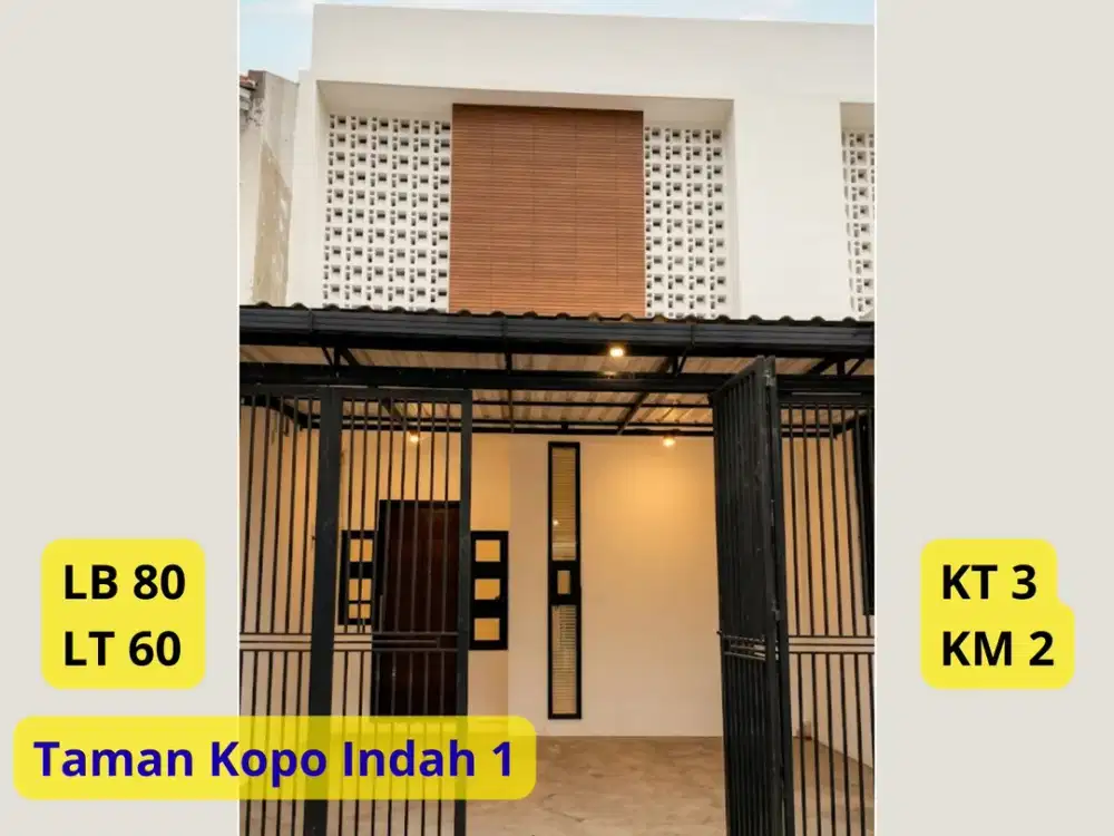 Dijual Rumah 2 Lantai Siap Huni di Taman Kopo Indah 1 3 KT | Upgrade Interior | Harga 800 Juta