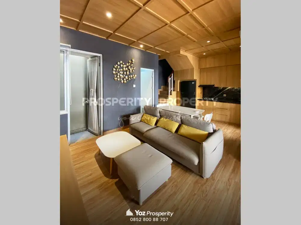 Rumah Full Renovasi & Furnished di Cluster Milano Village Paramount Gading Serpong Selangkah ke Kawasan Kuliner Ruko Maggiore dan Mall Carstenz