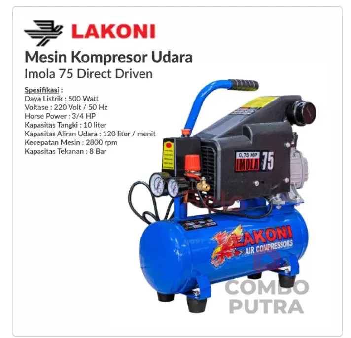 Kompresor angin listrik lakoni