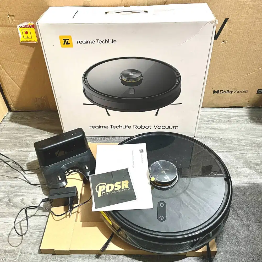 REALME TECHLIFE ROBOT VACUUM FULLSET ORIGINAL EX RESMI REALME INDO