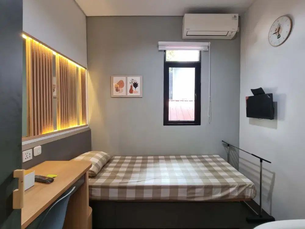 Kost KM dalam +Smart TV @ Slipi Kemanggisan kampus Binus Untar Trisakti