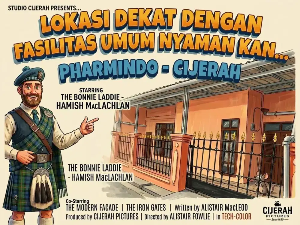 DISEWA RUMAH DI KOMPLEK PHARMINDO, CIJERAH, MELONG, CIMAHI SELATAN.