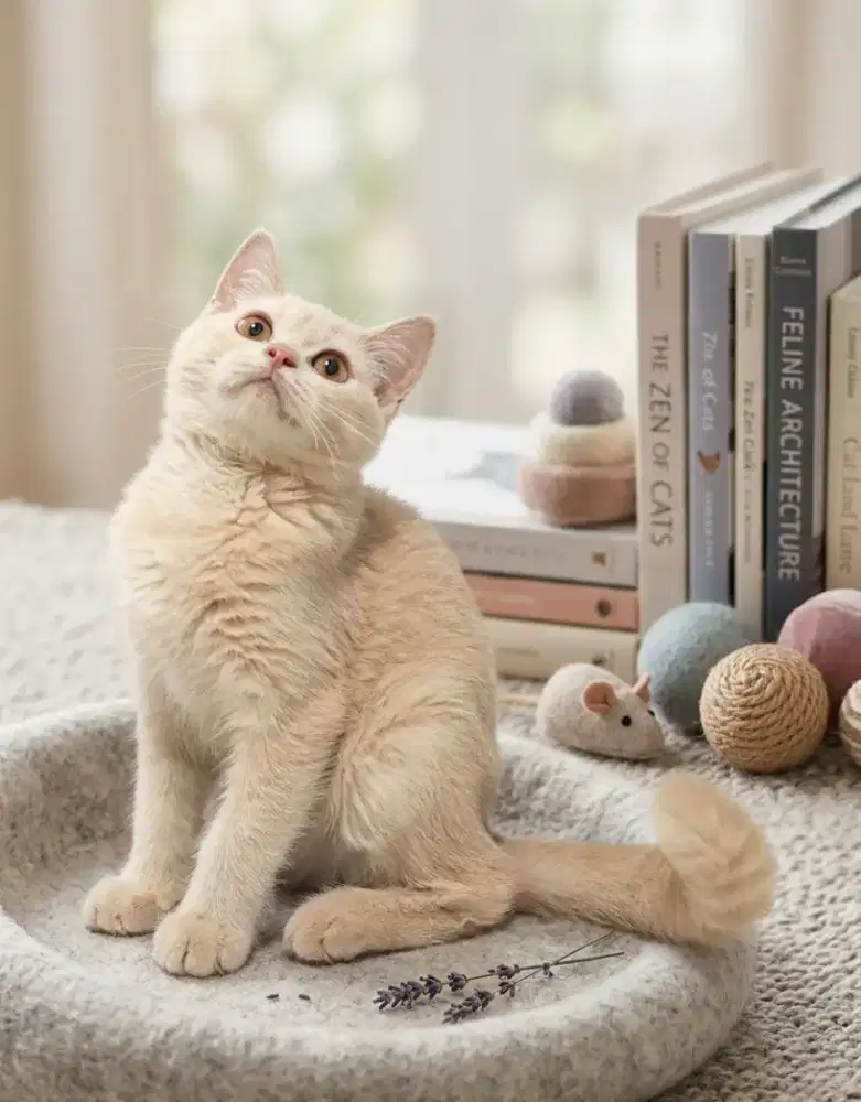 British shorthair jantan warna fawn