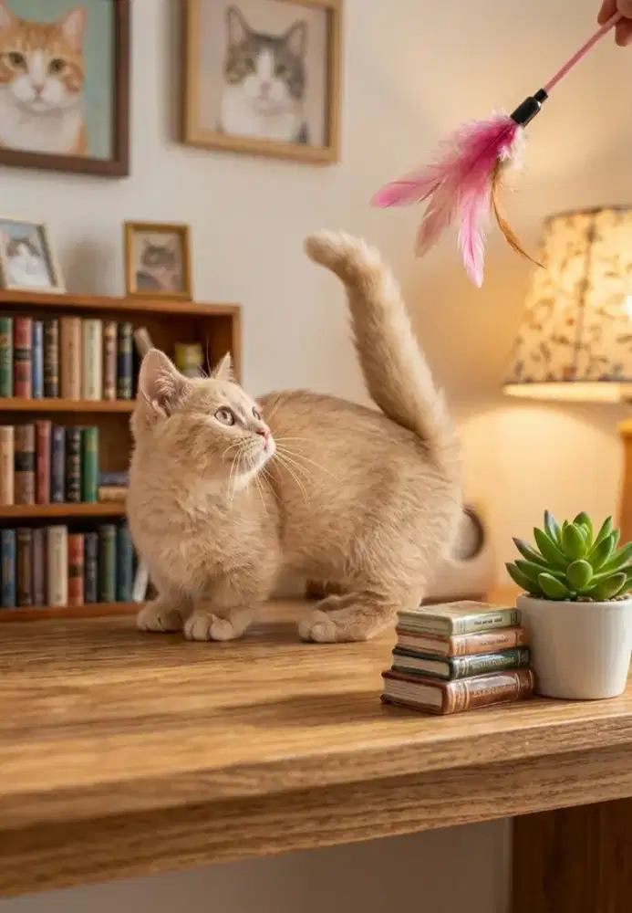 MUNCHKIN BSH BRITISH SHORTHAIR warna fawn