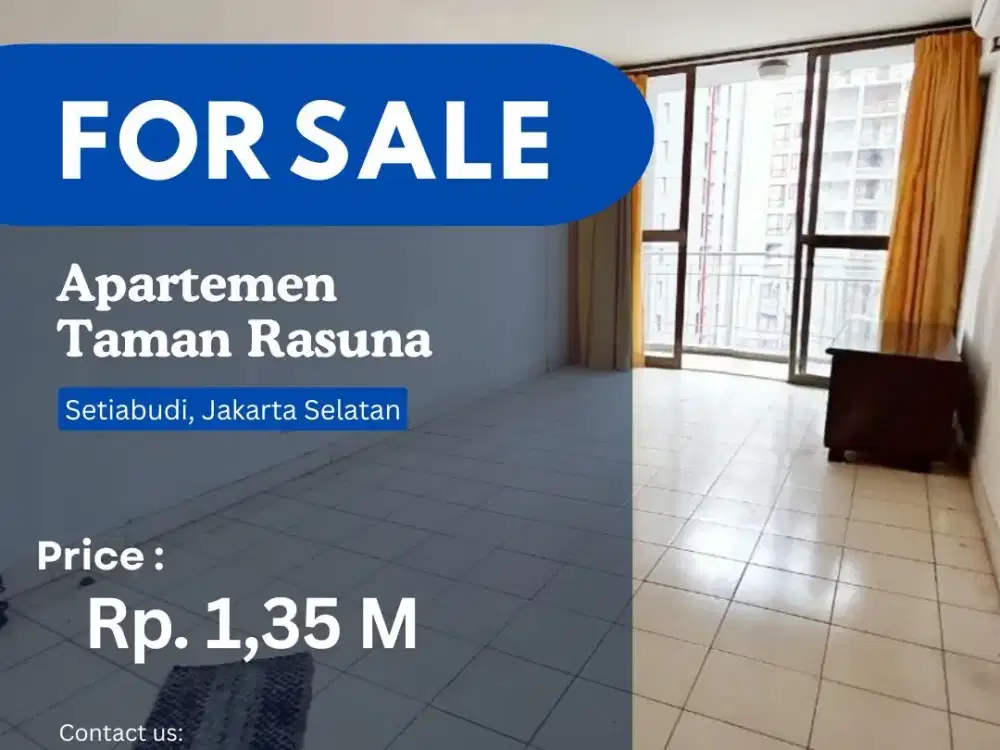 JUAL CEPAT DIBAWAH NJOP Taman Rasuna Unit 3+1BR Best City View