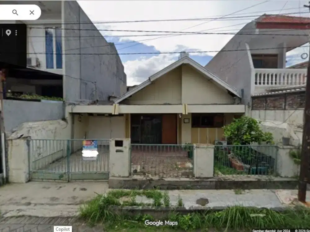 Rumah hitung tanah di Ngagel Jaya Selatan, Surabaya Selatan