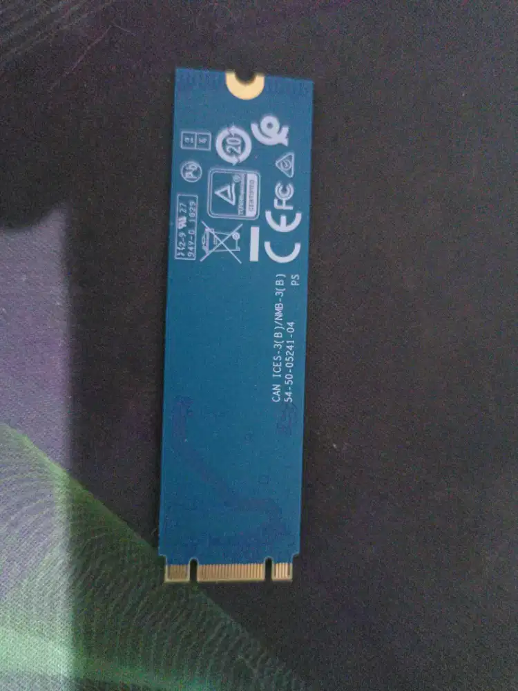 ssd nvme merk Western digital 256GB