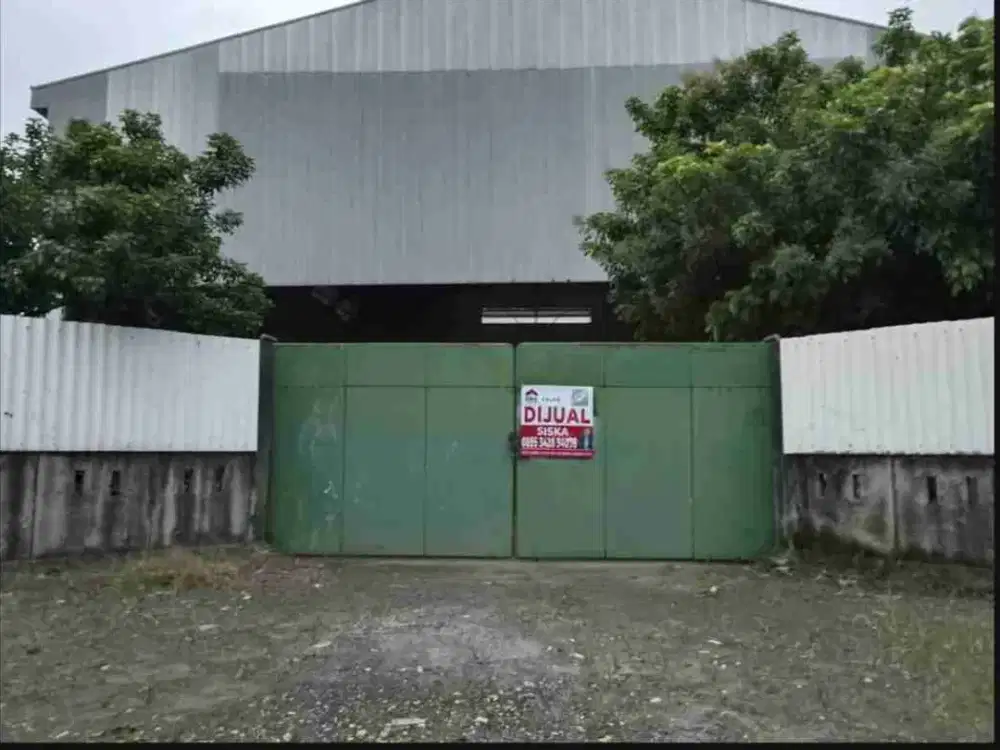 Dijual gudang atau tanah lokasi super strategis hanya 2 menit dari pintu tol Cimanggis