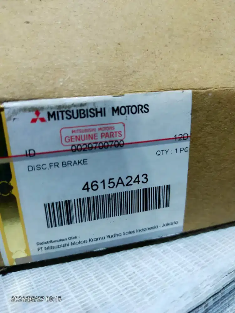 Disc brake piringan rem cakram depan mitsubishi x pander Ori 4615A243
