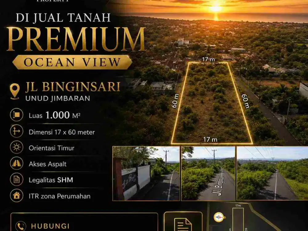 Tanah Ocean View di Kampus Unud Jimbaran