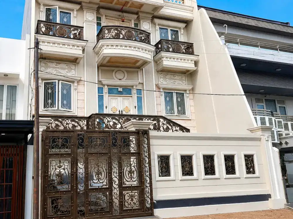 Rumah Taman Palem Lestari 10x20 6+1KT European Style SHM Full Furnish