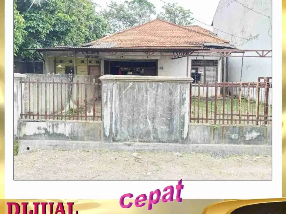DIJUAL RUMAH TUA HITUNG TANAH 264 M² DI KOMPLEK BINA MARGA CIKOKOL TANGERANG