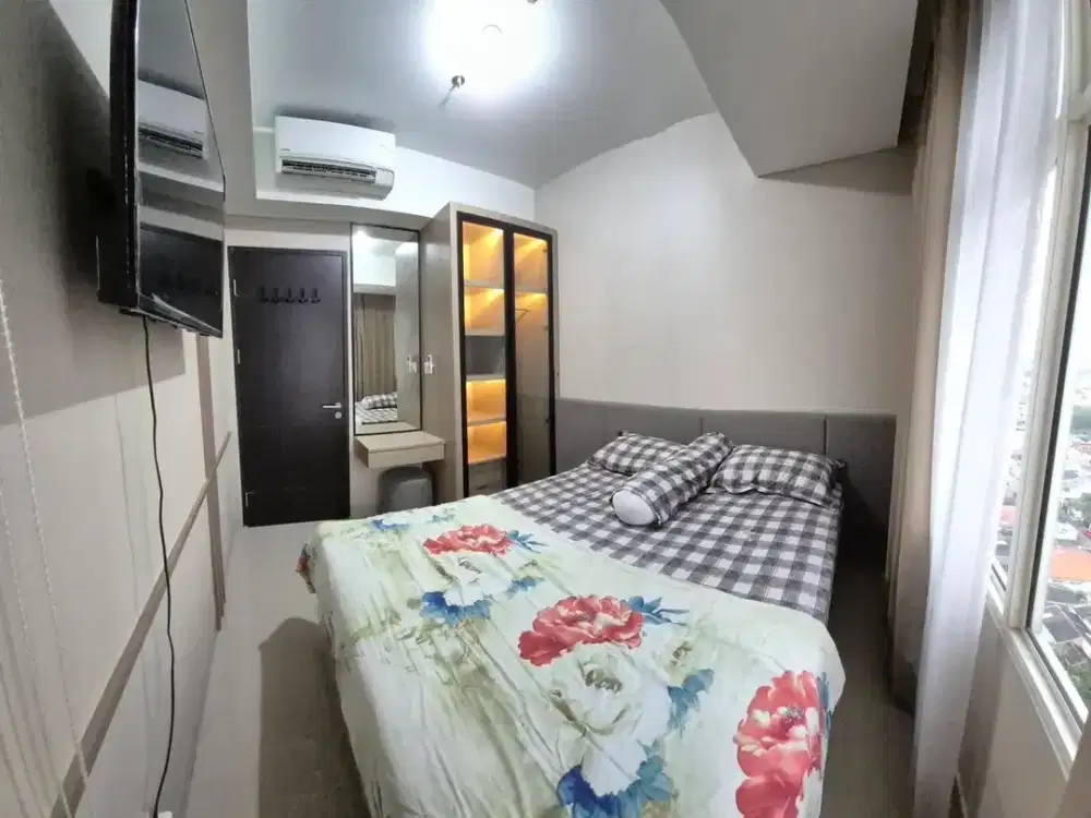DISEWAKAN APARTEMEN KLASKA 1BR FULL FURNISH LT15 WONOKROMO PUSAT KOTA
