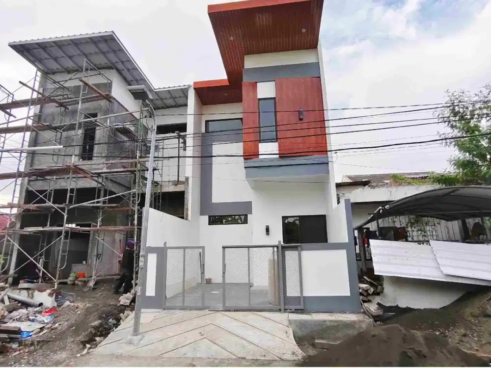 Rumah SHM 2Lt 3KT Gress On Progress Bangun Rungkut Surabaya Dekat Merr, ITS, Transmart Rungkut