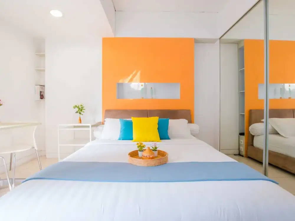 Sewa Murah & Dekat Dengan MRT! Apartemen Studio Tamansari Sudirman Full Furnished, Lokasi Strategis Jakarta - SCBD, Sudirman, Benhil, Senayan, WTC.