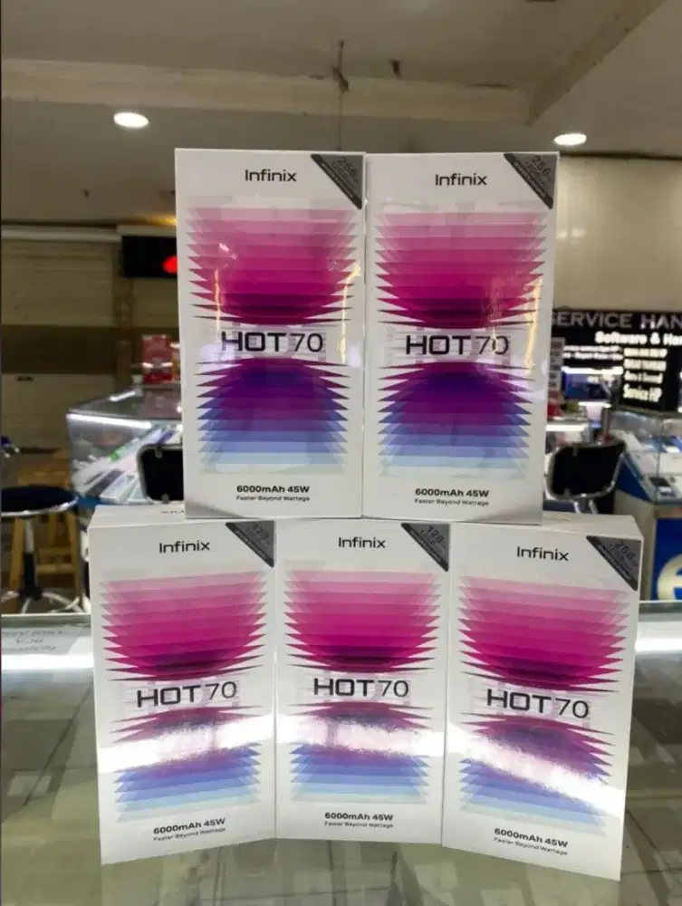 INFINIX HOT 70 4/128GB GARANSI RESMI NEW (SEGEL ORI)