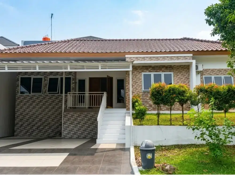 Rumah Terawat di posisi Hoek (pojok), 20 x 16 meter persegi, Kawasan favorit Argenia - Sentul City. buka 3 M nego